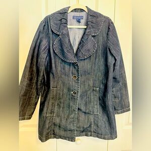 Baccini lightweight 90’s denim jacket